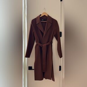 Zara Chocolate Brown Coat